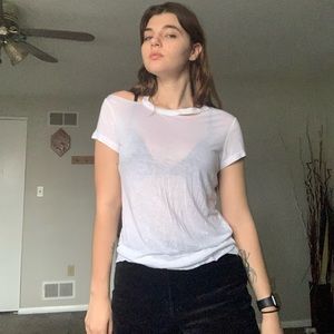 Cheap Monday White Duple Tee